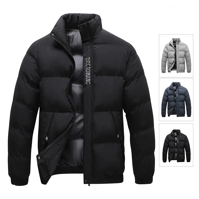 Men's Warm Winter Puffer Jacket