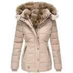 Winter Puffer Jacket with Soft Fur