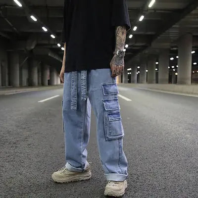 Best Cargo Jeans for Men – Tactical Work Denim with Multi Pockets