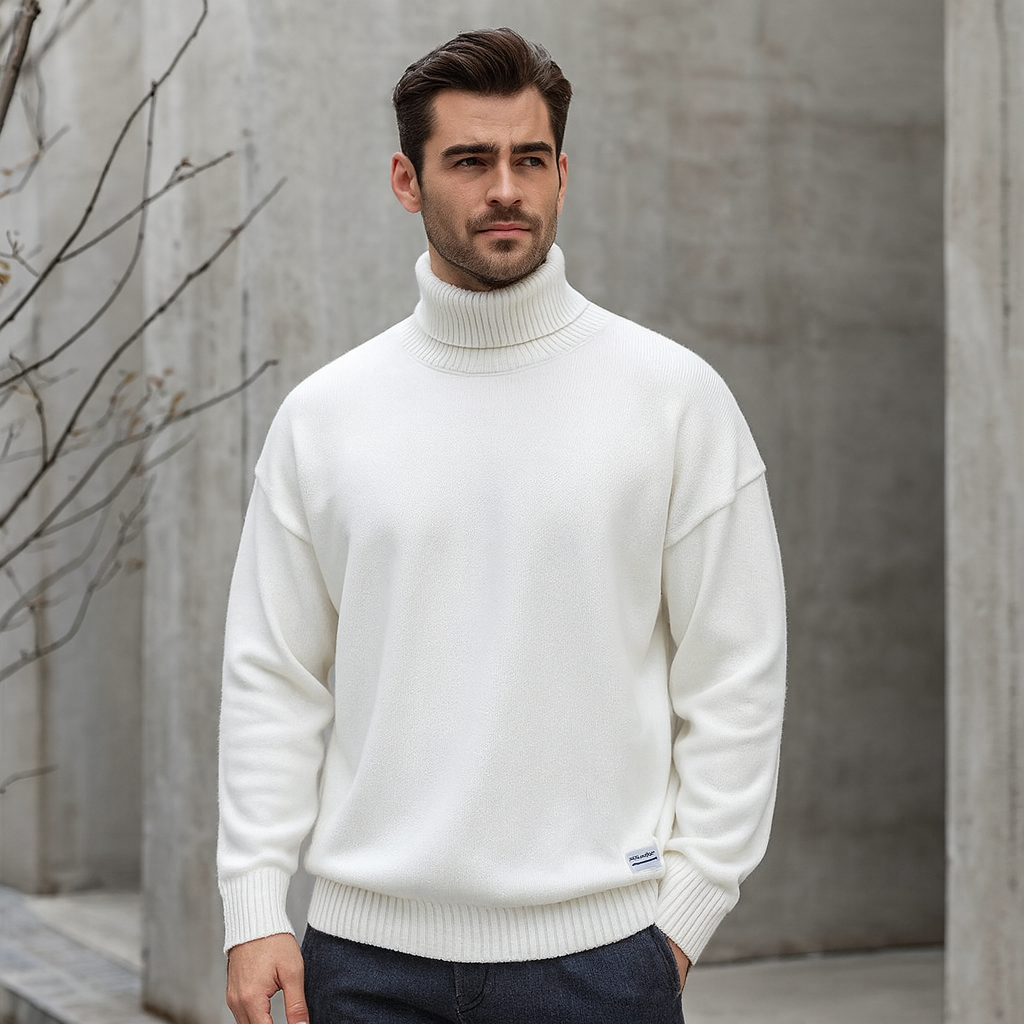 Warm and Soft Turtleneck Sweater For Men