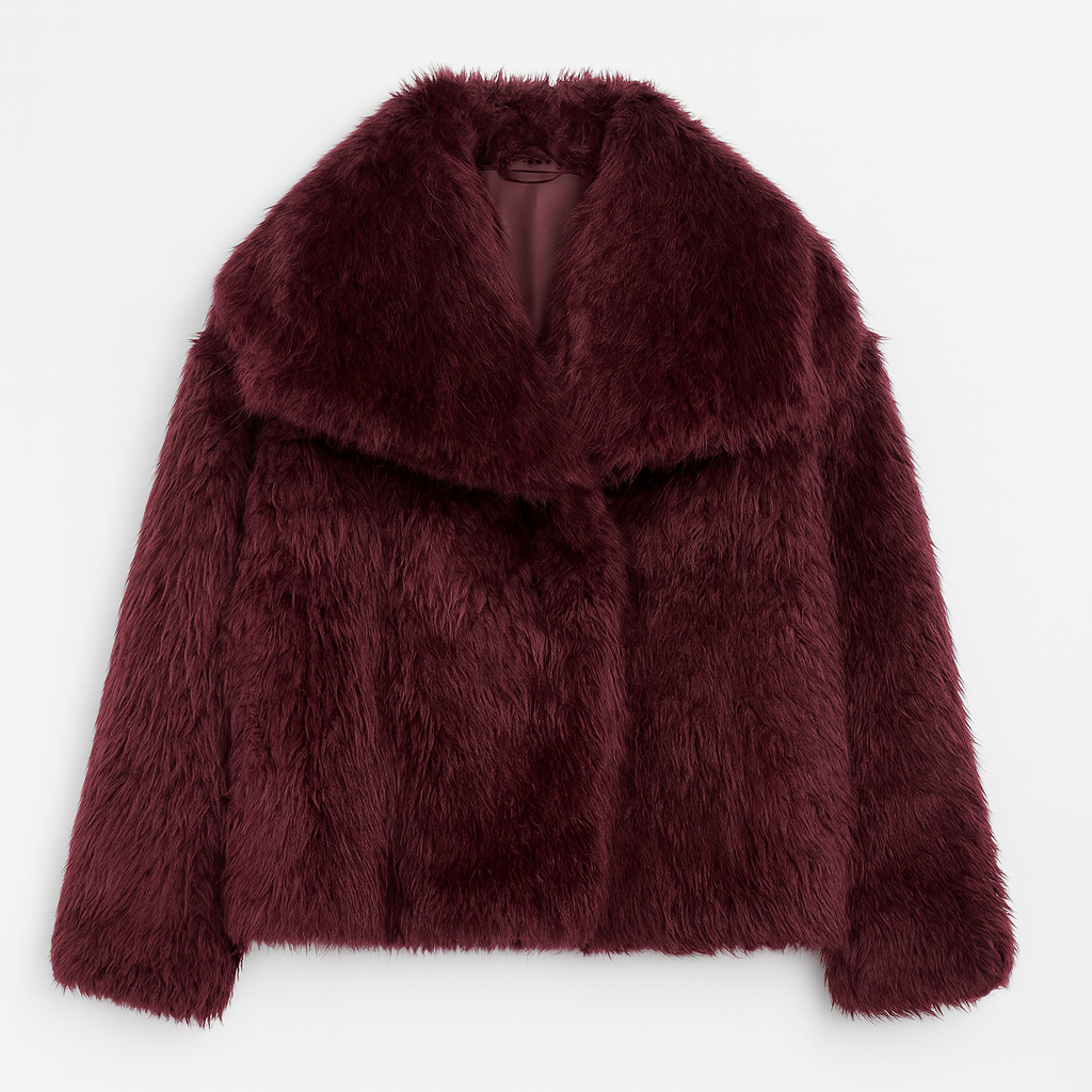 Women’s Winter Faux Fur Coat – Soft Plush Warm Oversized Luxury Jacket