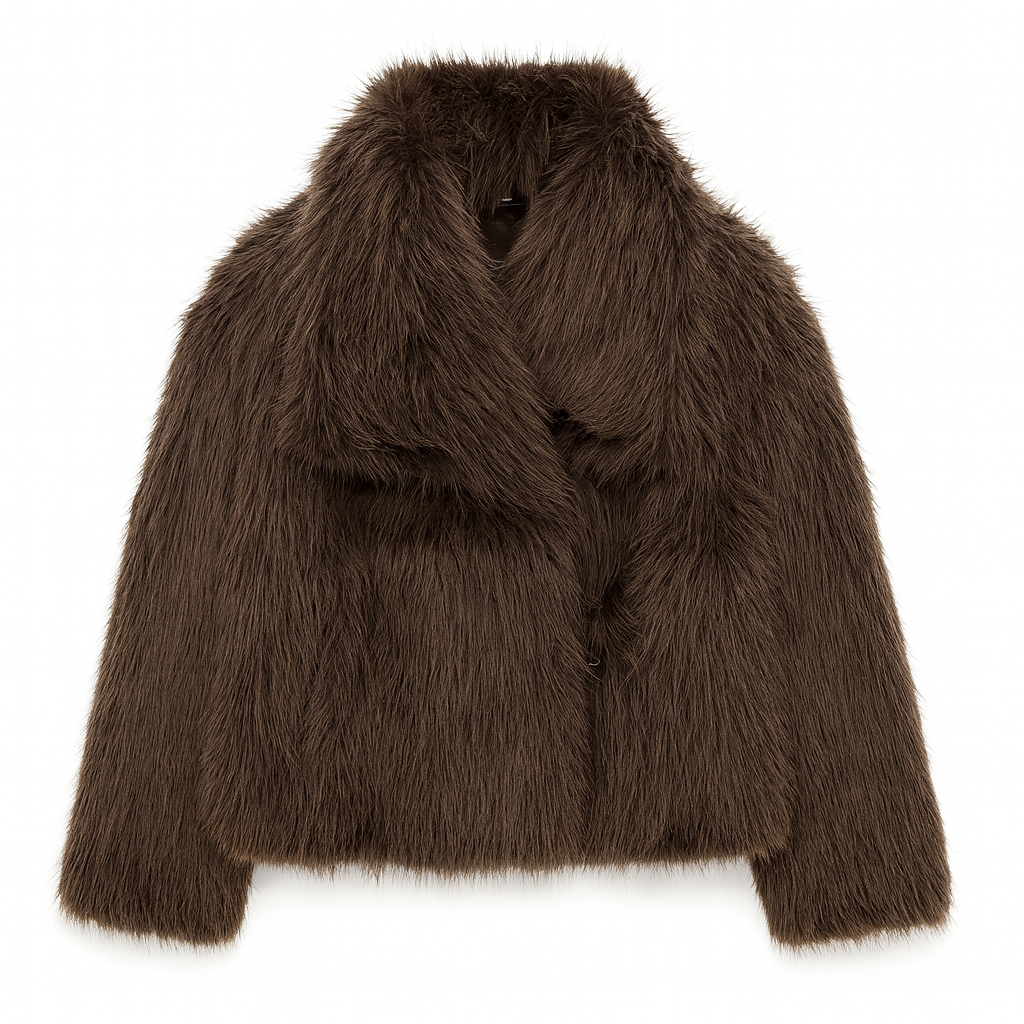 Women’s Winter Faux Fur Coat – Soft Plush Warm Oversized Luxury Jacket