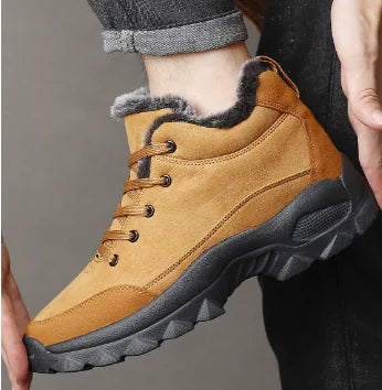 Men's Warm Fur Winter Snow Boots