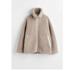 Women's Comfy Teddy Puffer Fleece Jacket