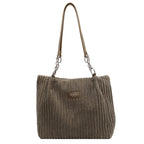 Soft Suede Shoulder Tote Bags for Women