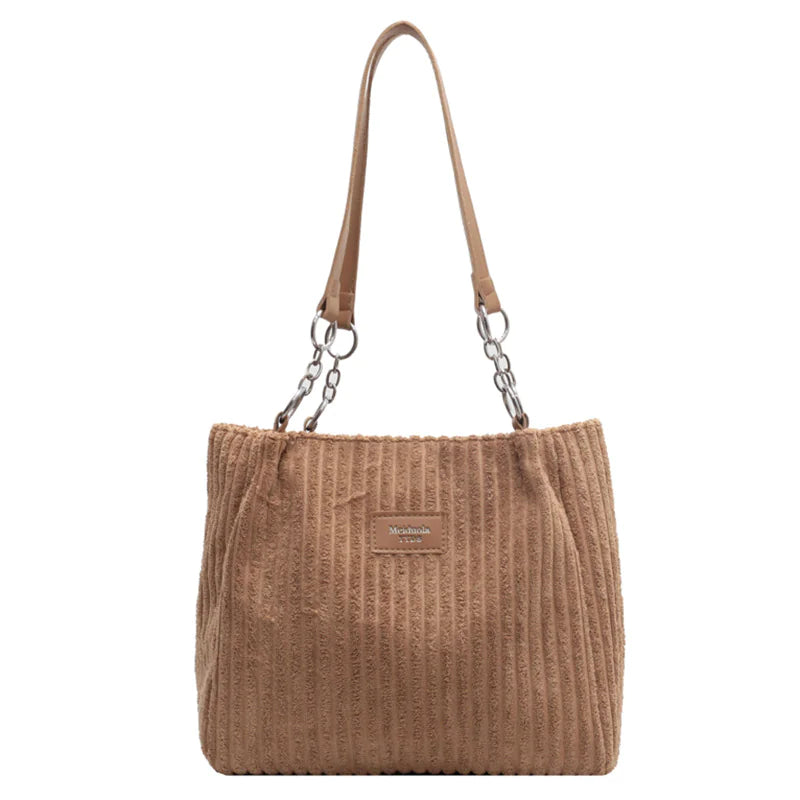 Soft Suede Shoulder Tote Bags for Women