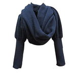 Women's Shawl Scarf with Sleeves