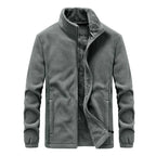 Men’s Warm Fleece Jacket – Thick Polar Zip-Up Sweatshirt Coat
