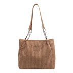Soft Suede Shoulder Tote Bags for Women