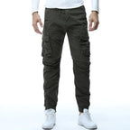 Men's Tethered Elastic Waist Casual Tactical Cargo Pants