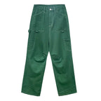 Vintage Multi Pocket Straight Cargo Pants- Women's Jeans