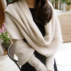 Women's Shawl Scarf with Sleeves