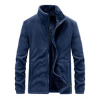 Men’s Warm Fleece Jacket – Thick Polar Zip-Up Sweatshirt Coat