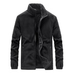 Men’s Warm Fleece Jacket – Thick Polar Zip-Up Sweatshirt Coat